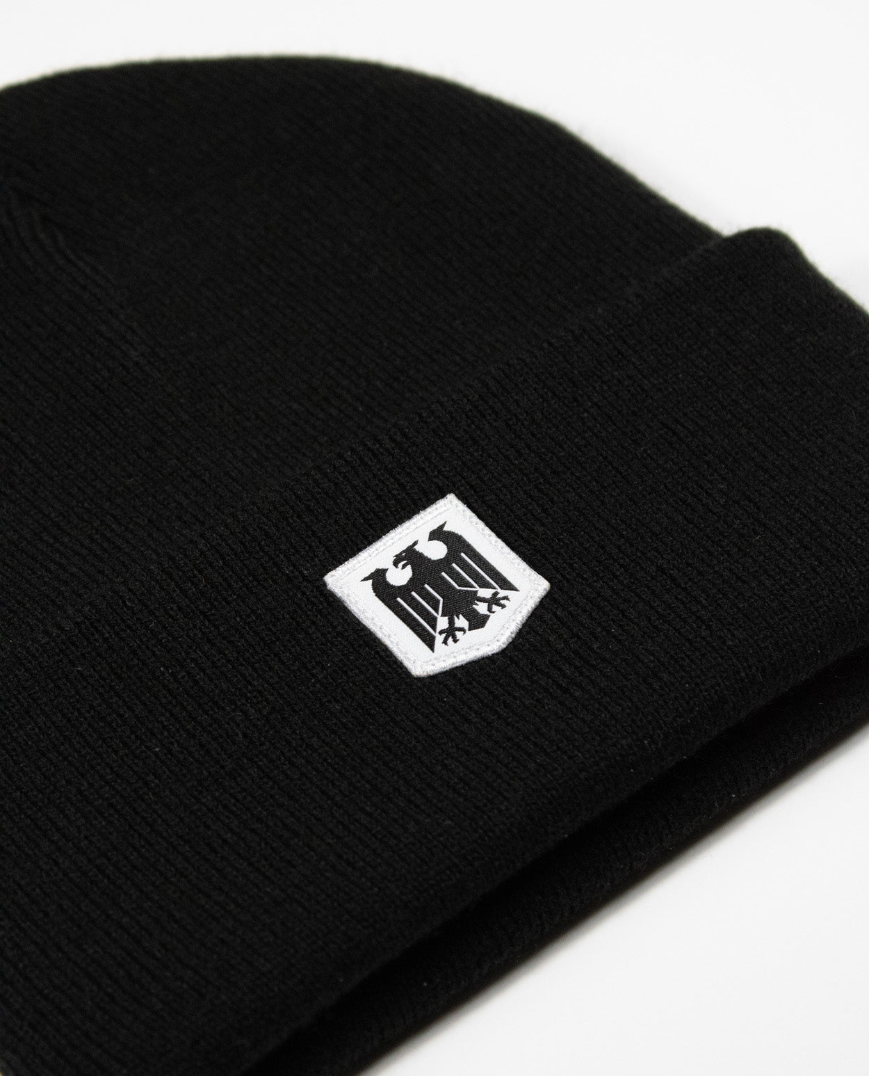 Adler "Patch" Beanie - Black/White