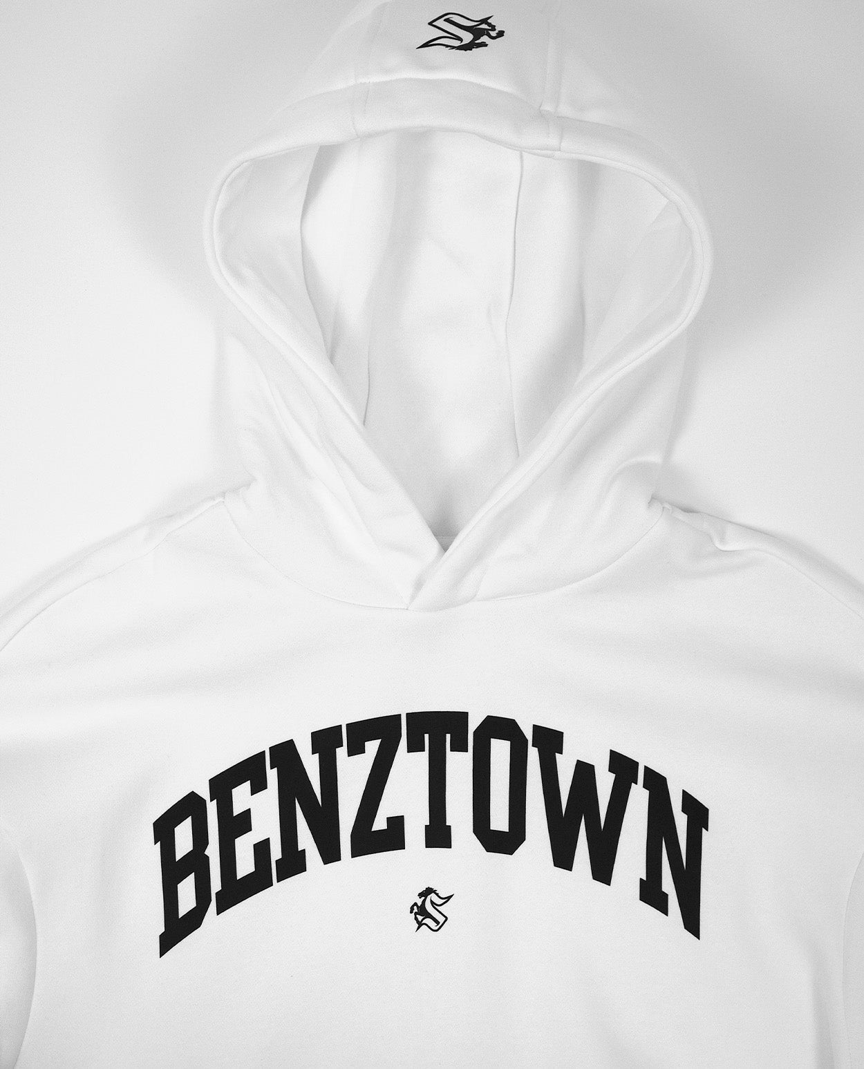 Benztown College Hoodie White