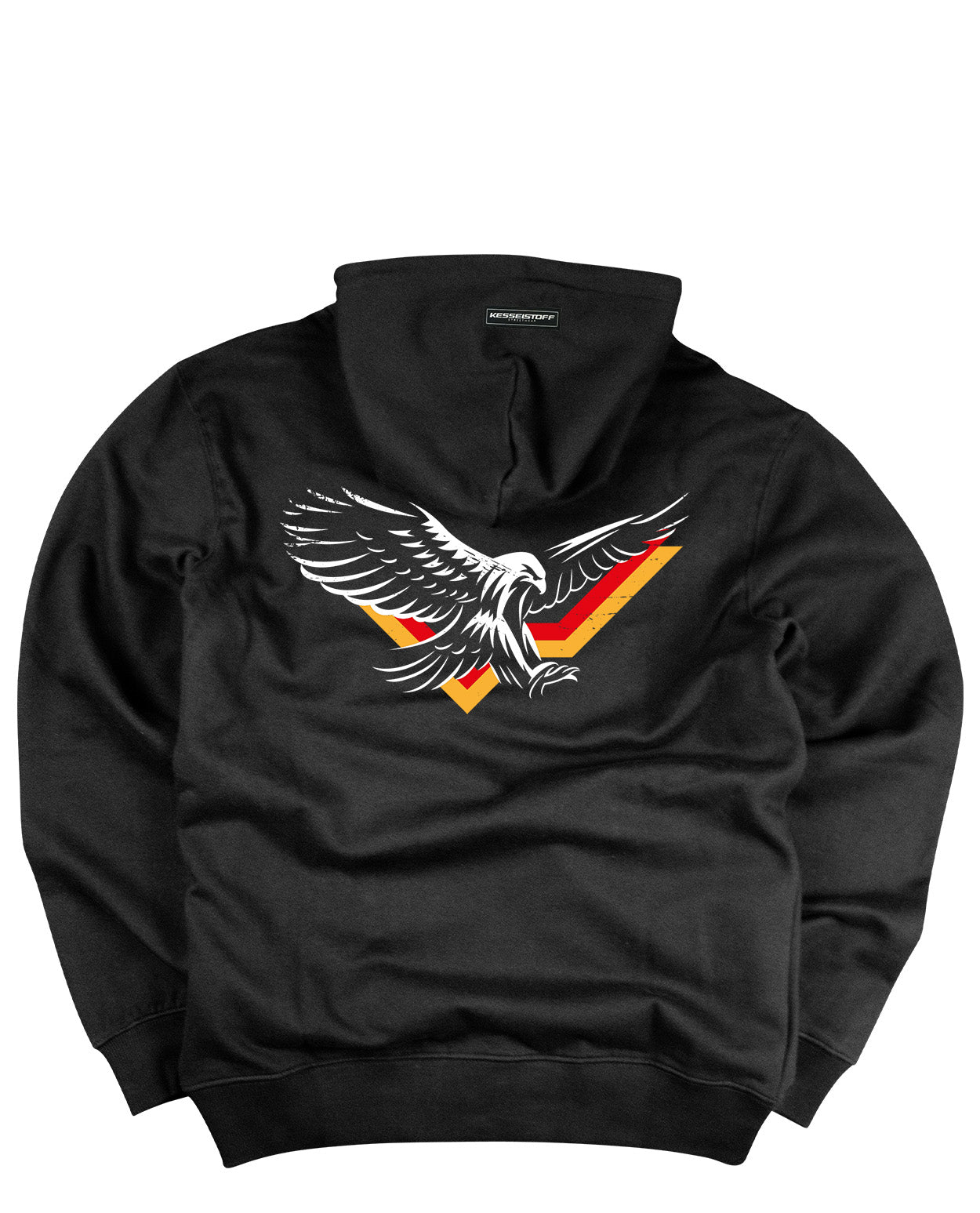 Hoodie Eagle Print Black