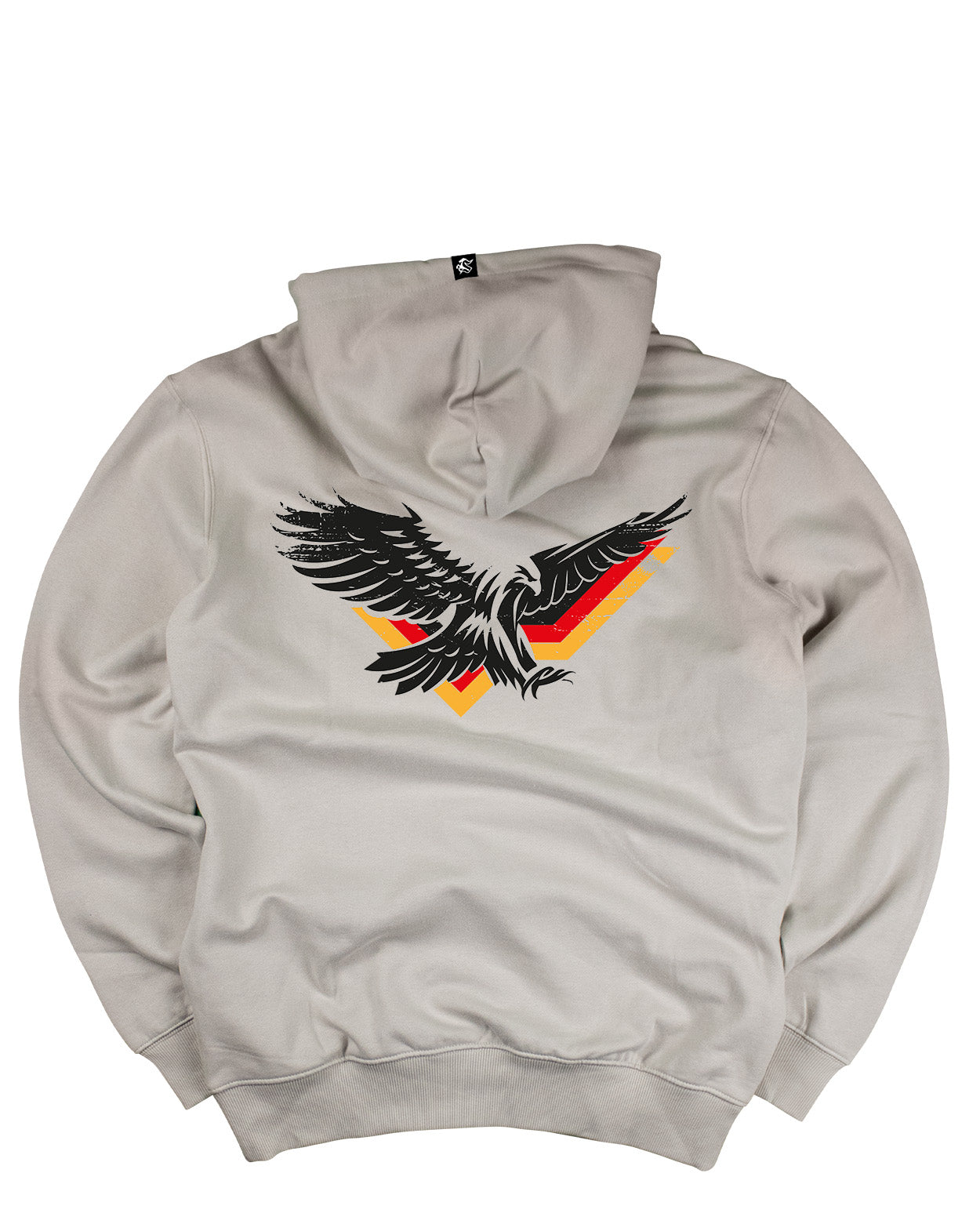 Hoodie Eagle Print Bone