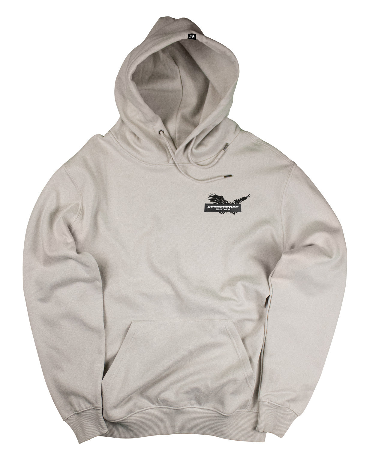 Hoodie Eagle Print Bone
