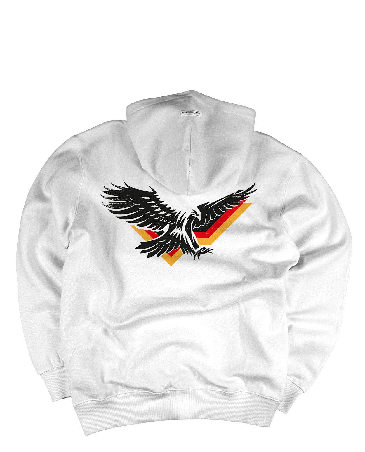 Hoodie Eagle Print White