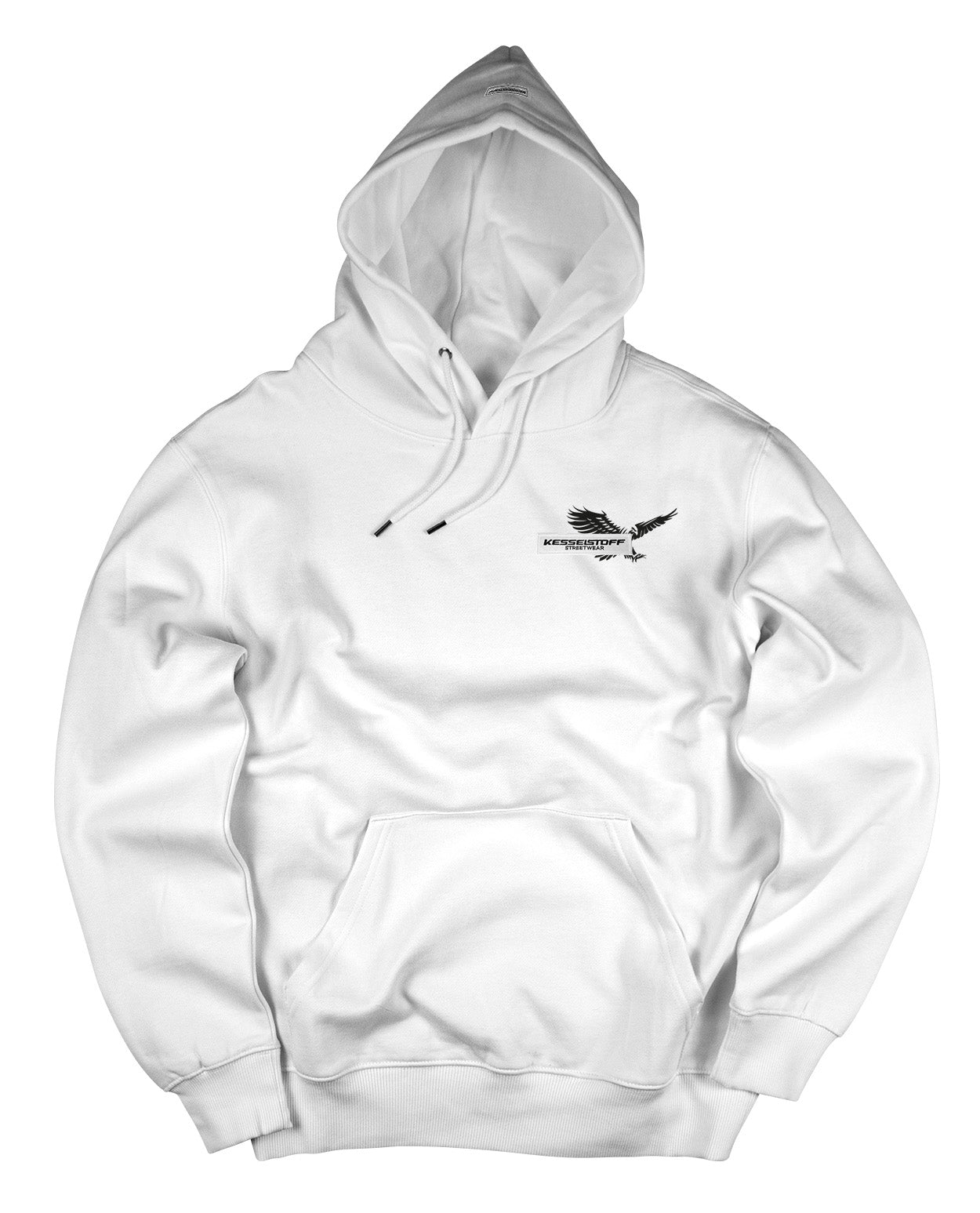 Hoodie Eagle Print White