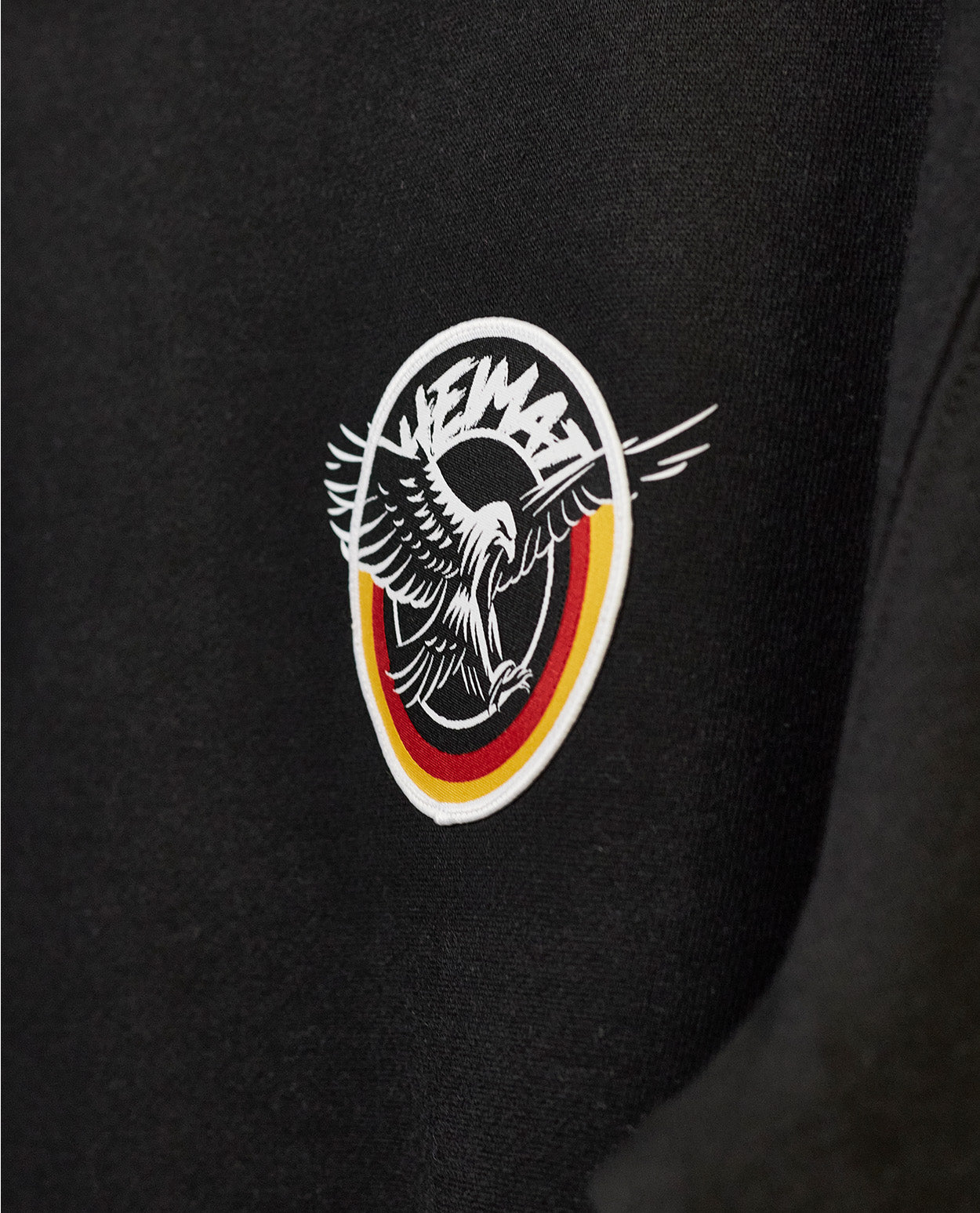 Sweatshirt Eagle Patch Black