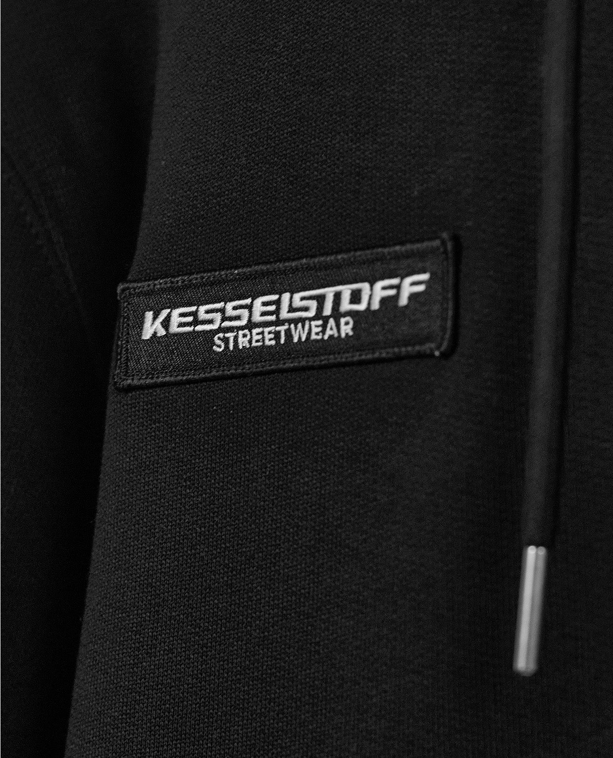 Hoodie Eagle Patch Black