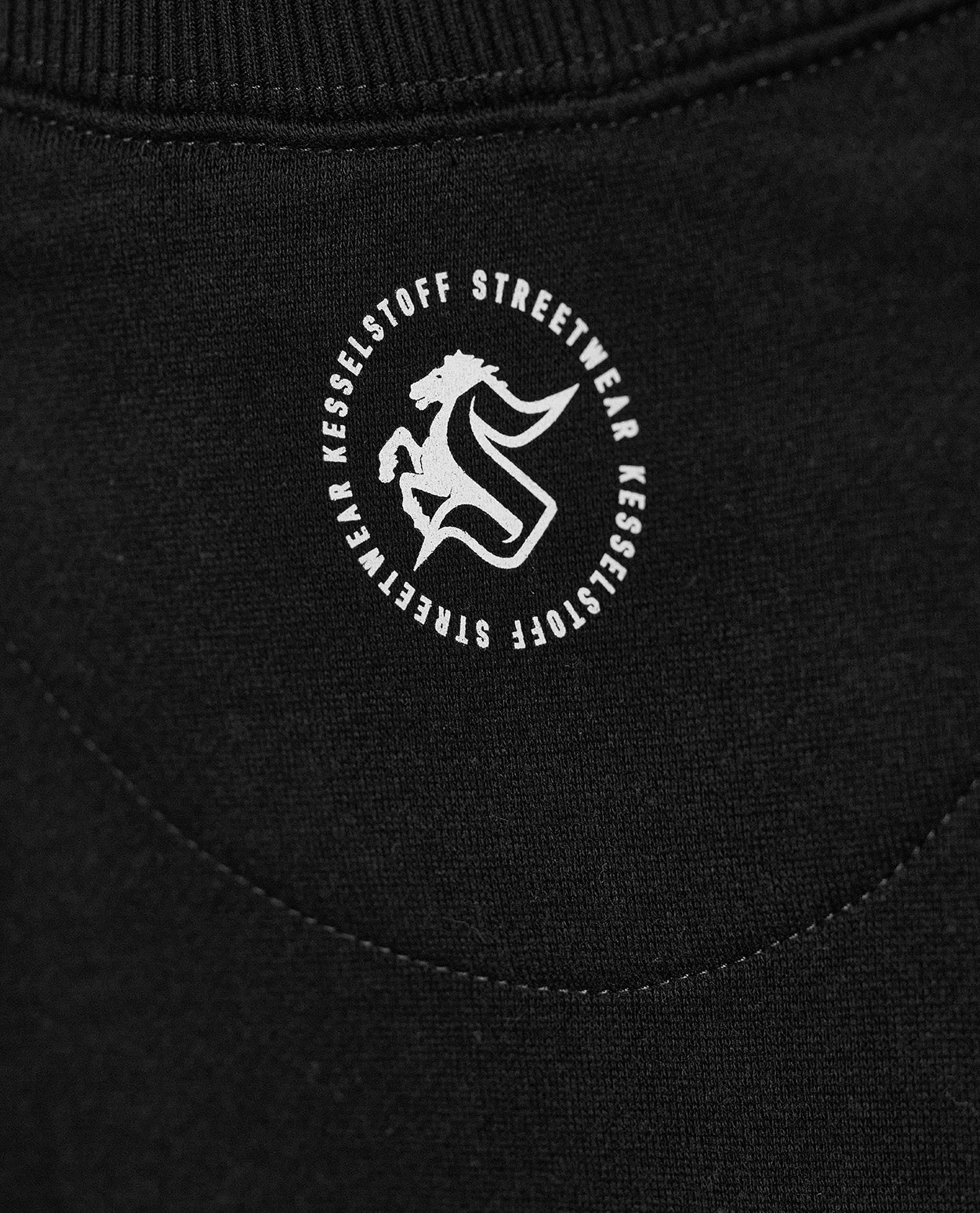 Sweatshirt Eagle Patch Black