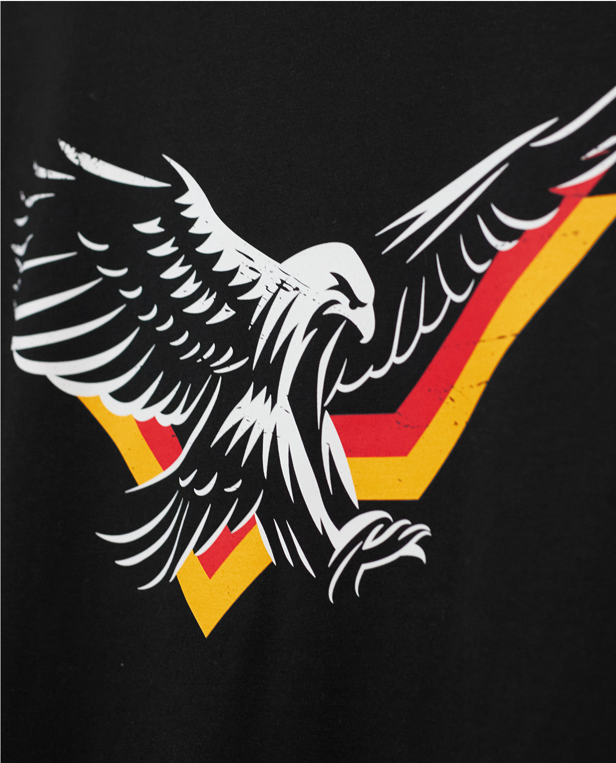 Shirt Eagle Print Black