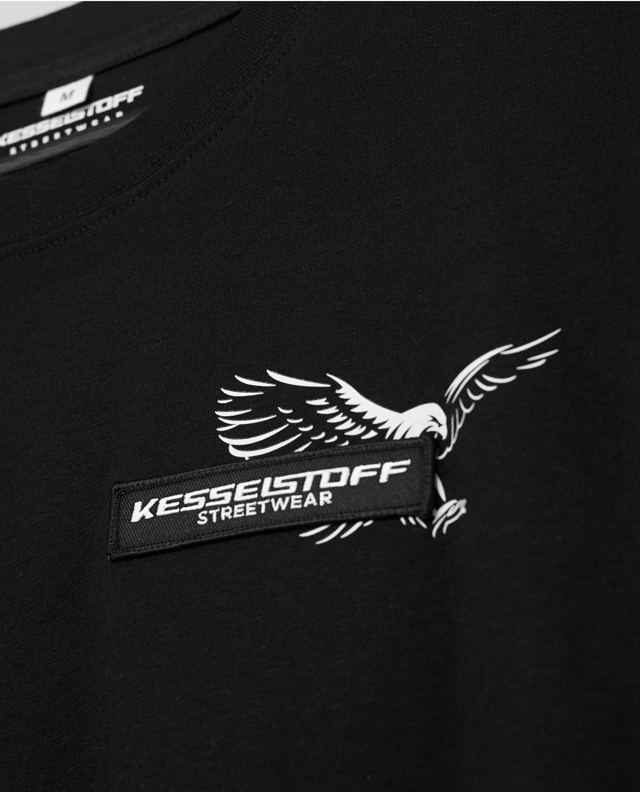 Shirt Eagle Print Black