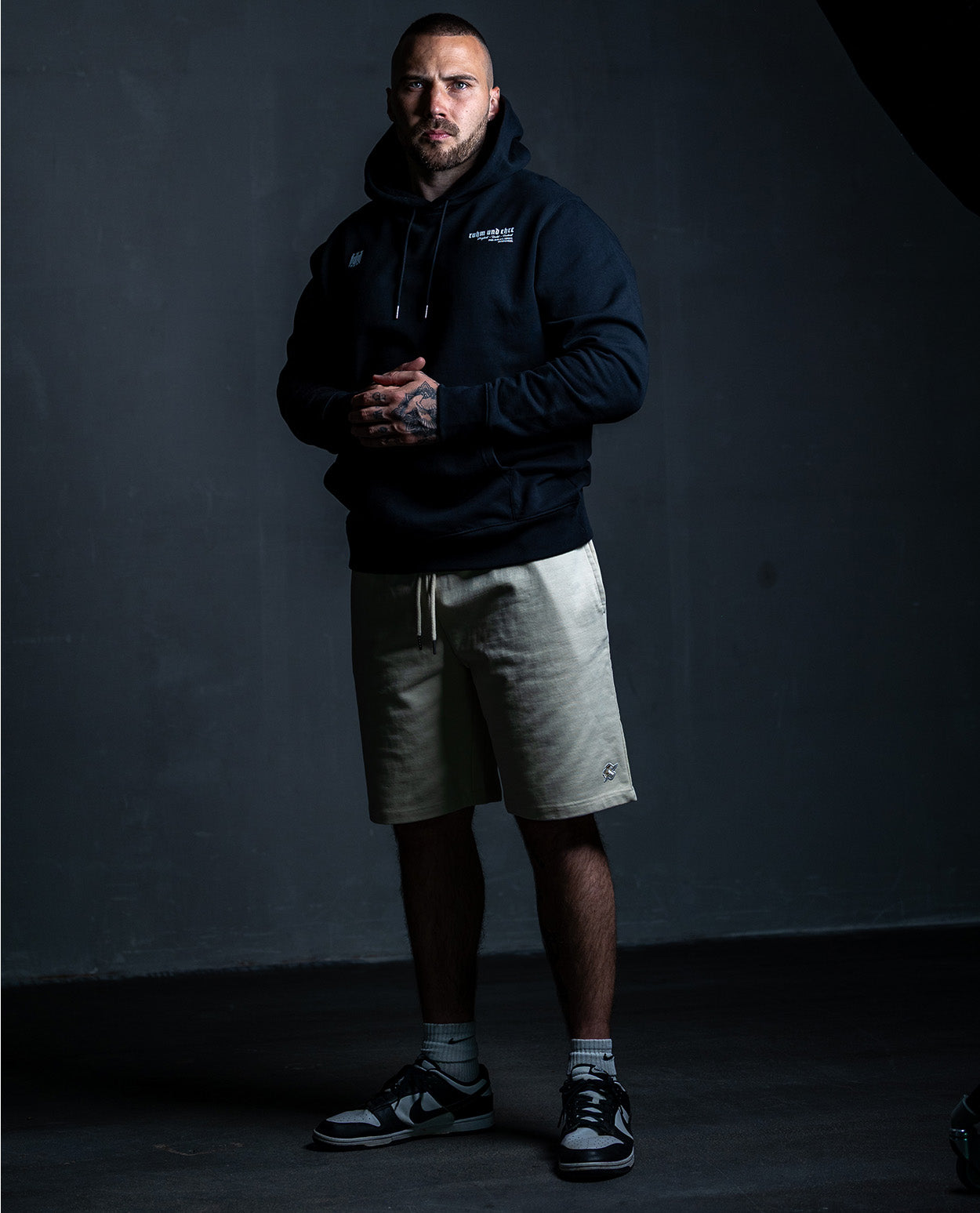 Heavyweight Patch Shorts Beige