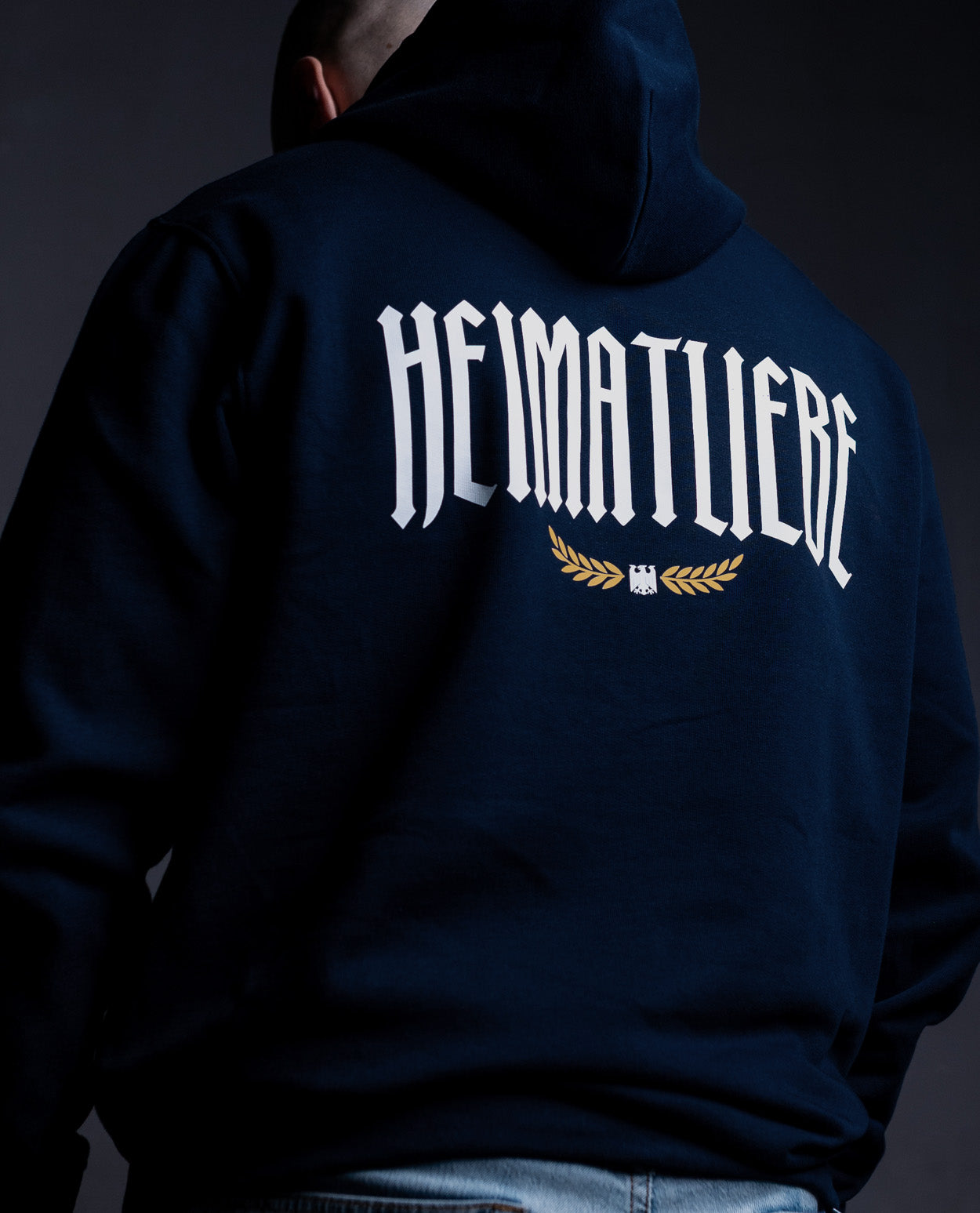 Heimatliebe Statement - Hoodie - Navy