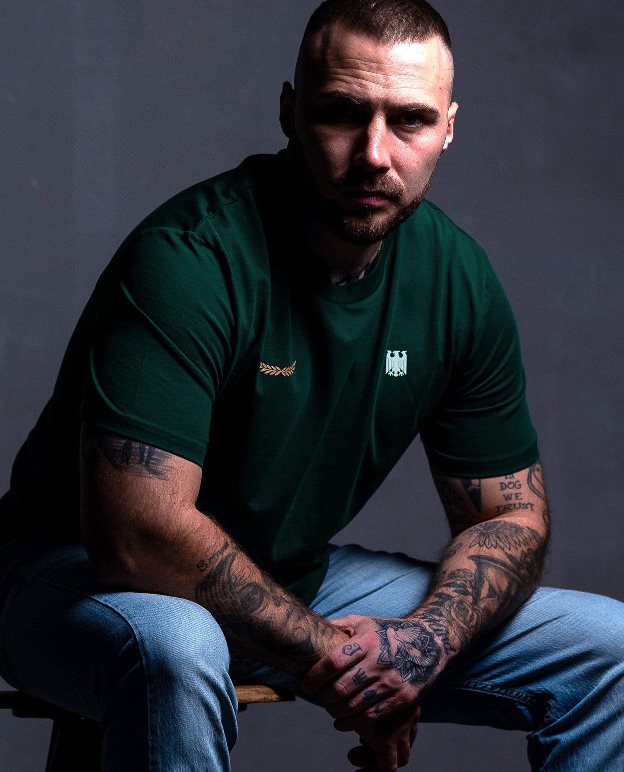 Heimatliebe Statement - Shirt - Glaze Green