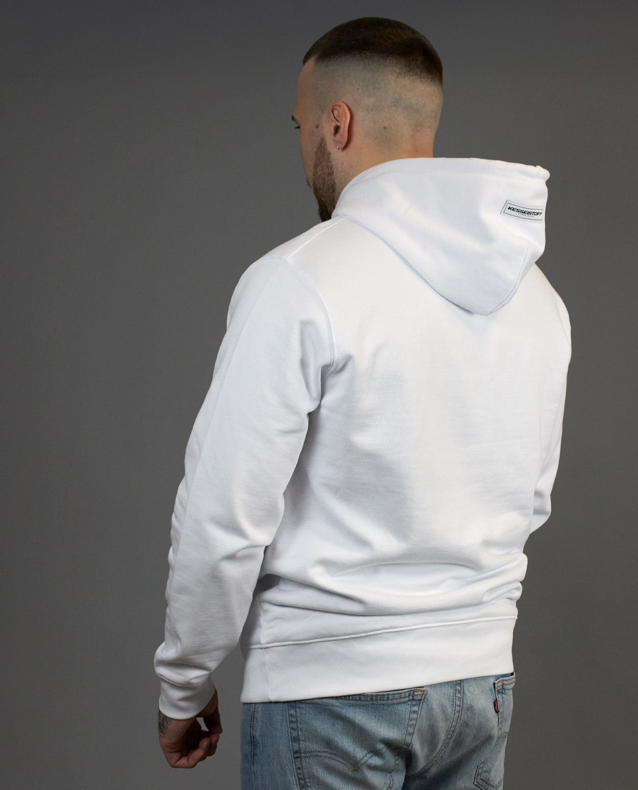 Hoodie - White - Adler