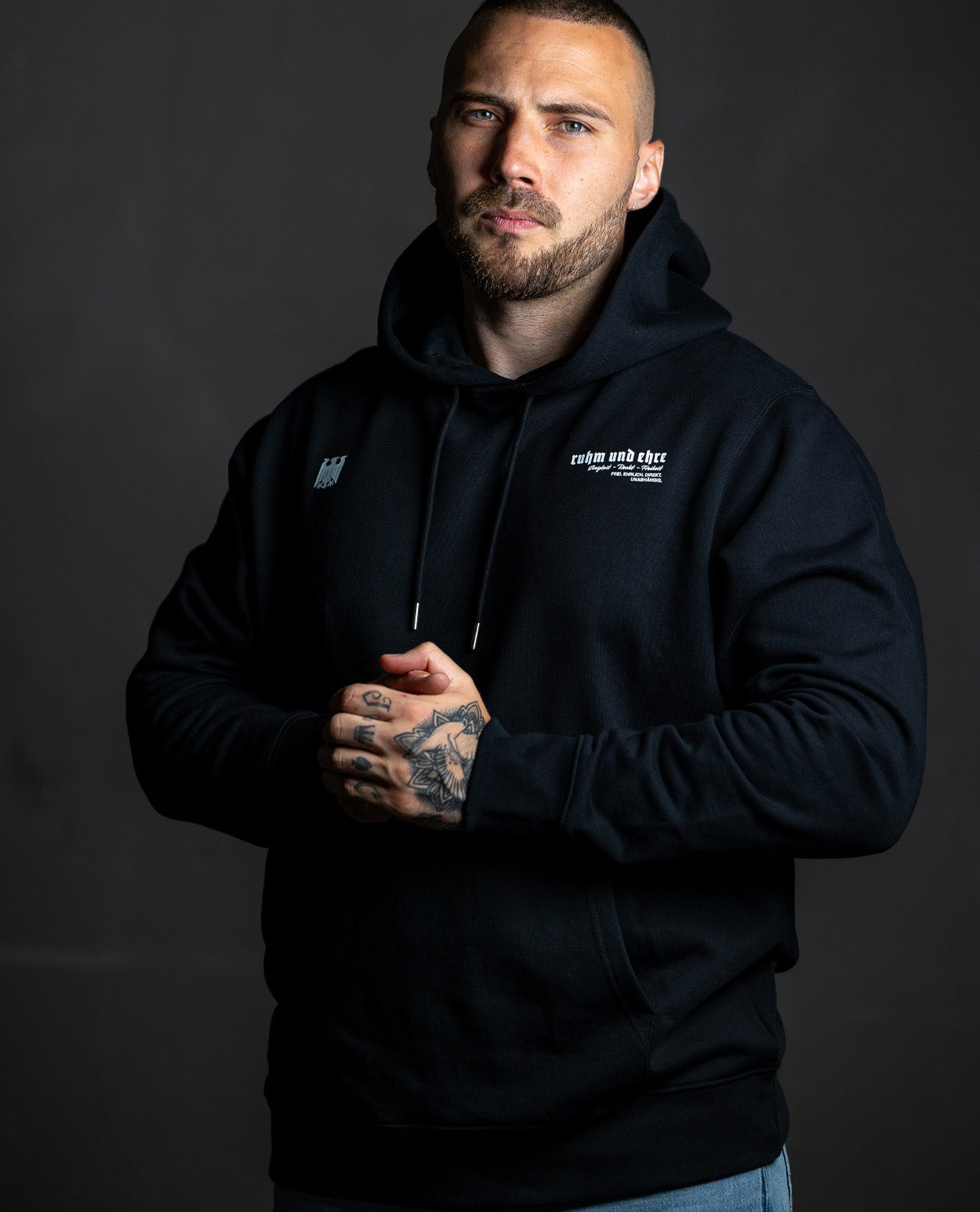 Hoodie - Ruhm & Ehre - Black