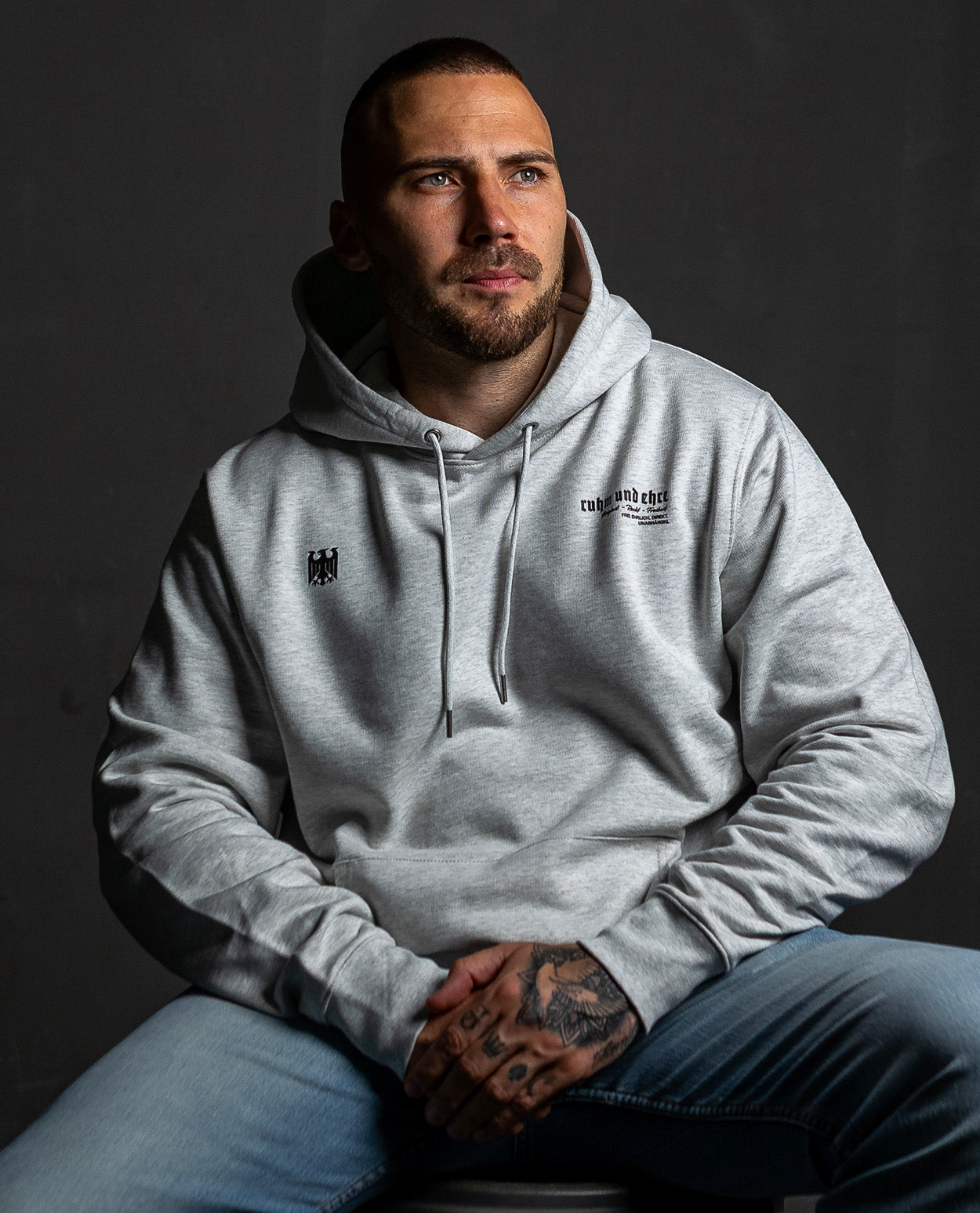 Hoodie - Ruhm & Ehre - Grey
