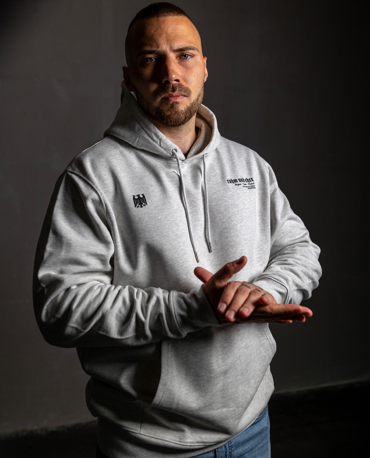 Hoodie - Ruhm & Ehre - Grey