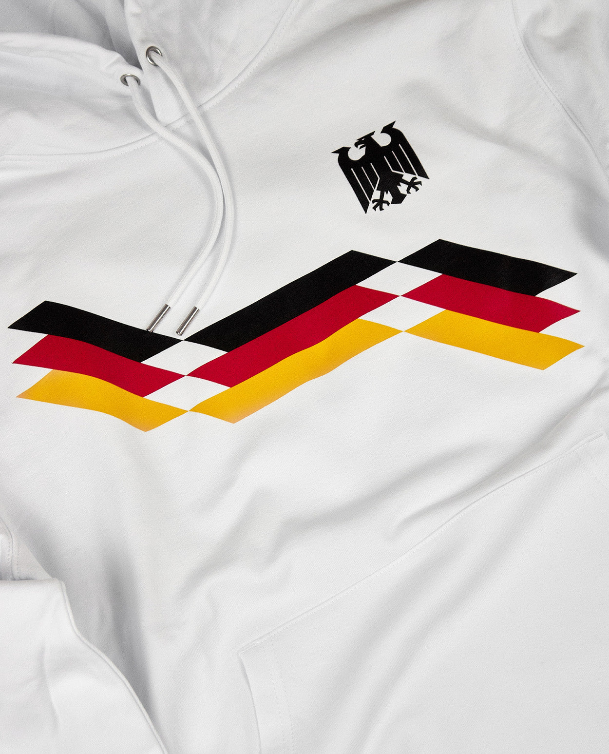 Deutschland Retro Hoodie - White