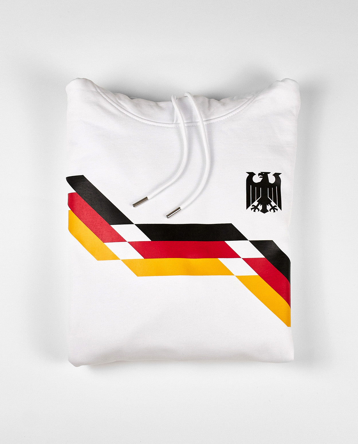Deutschland Retro Hoodie - White