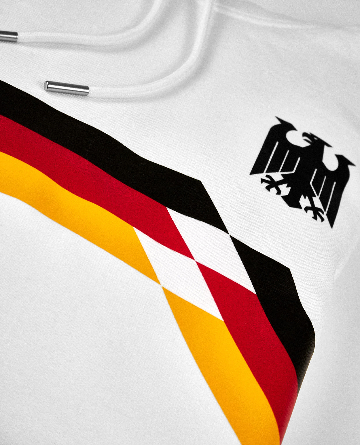 Deutschland Retro Hoodie - White