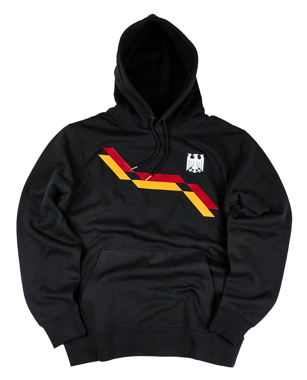 Deutschland Retro Hoodie - Black
