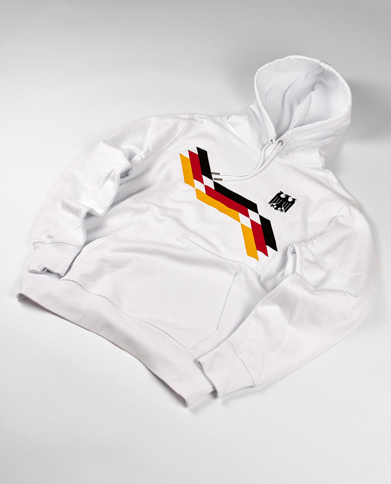 Deutschland Retro Hoodie - White