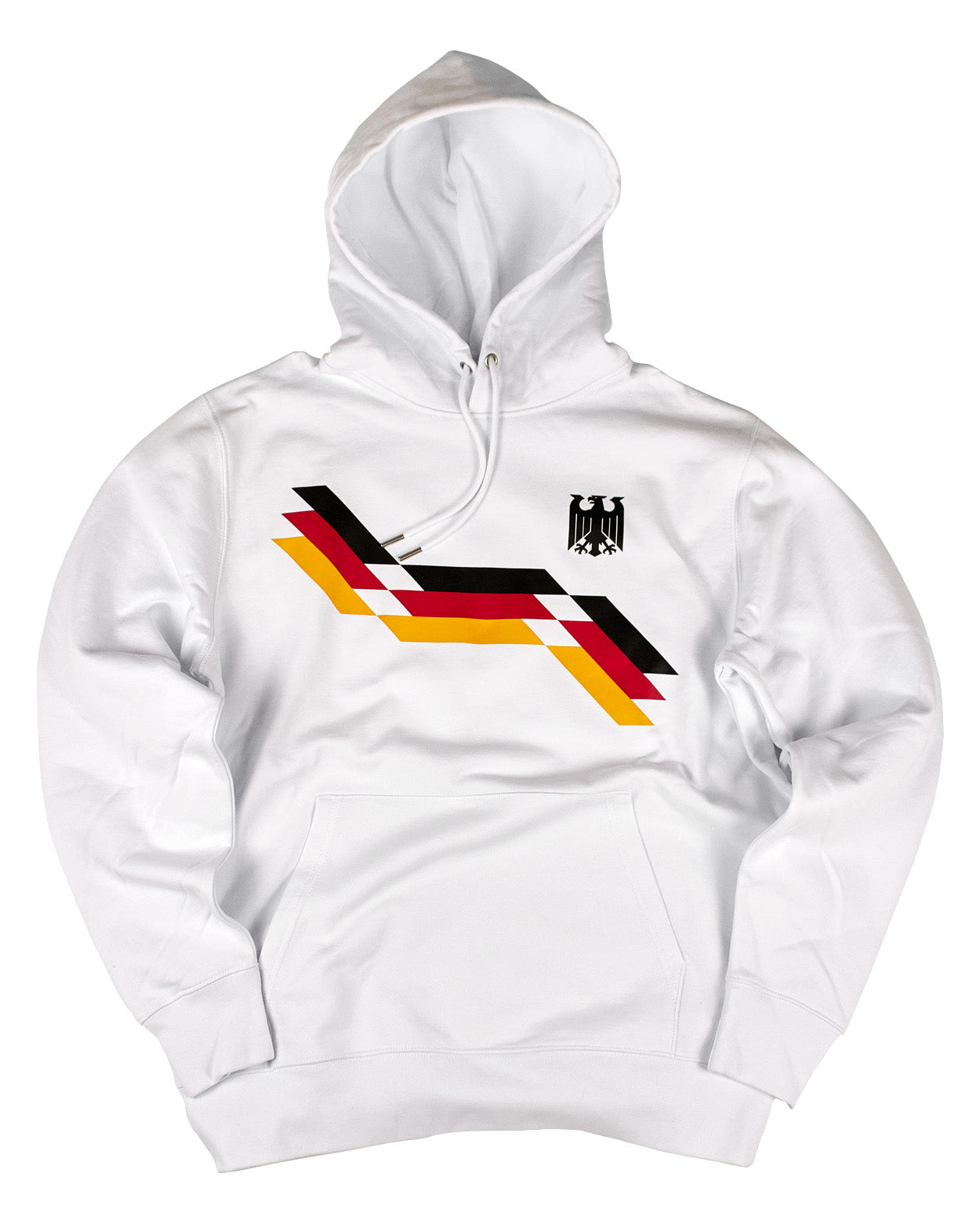 Deutschland Retro Hoodie - White