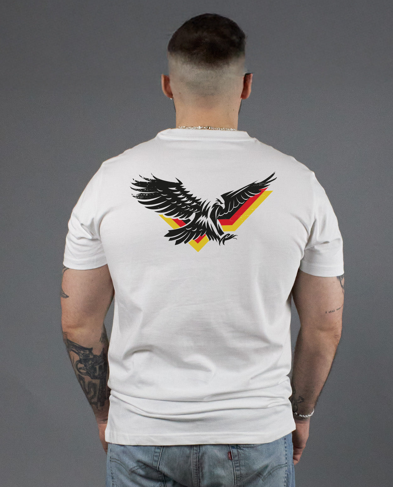 Shirt Eagle Print White