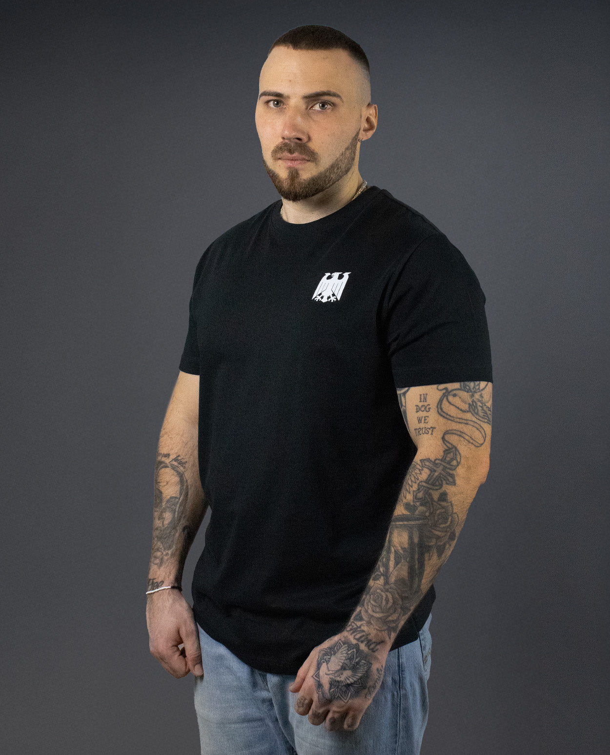 Shirt - Schwarz - Adler