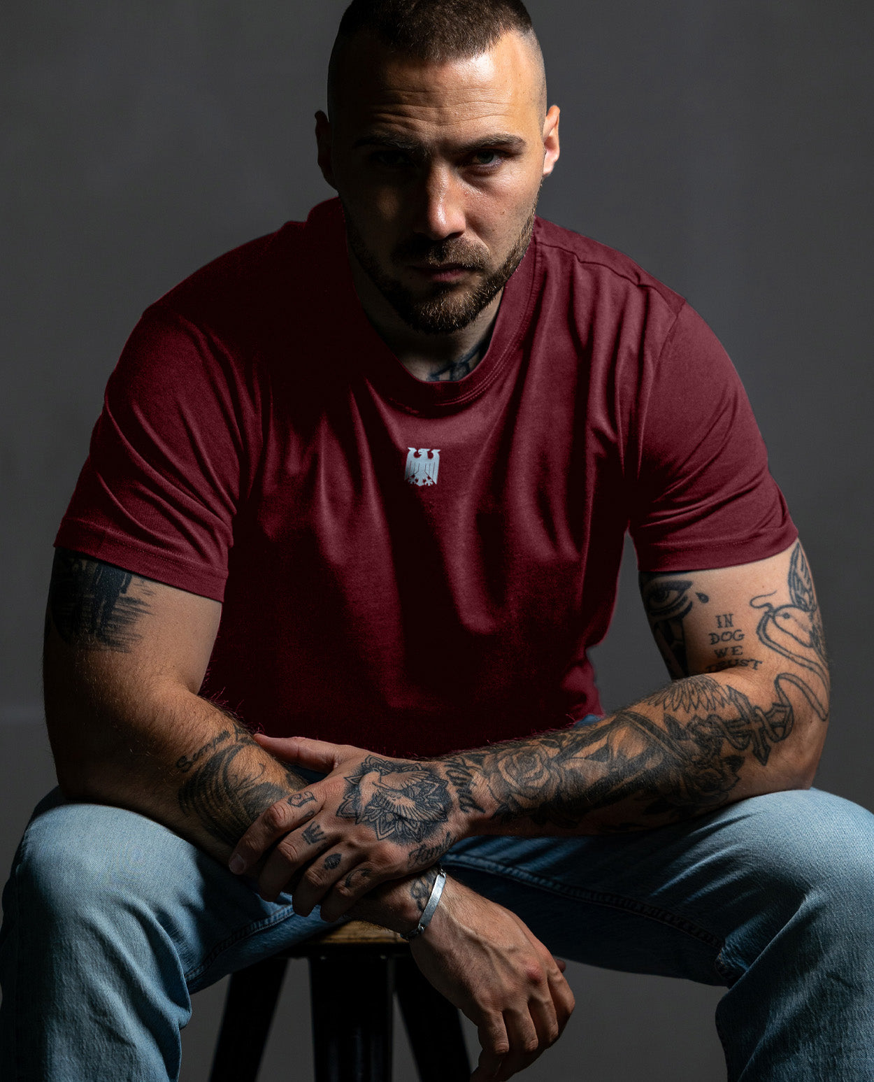 Shirt - Heimatliebe - Burgundy