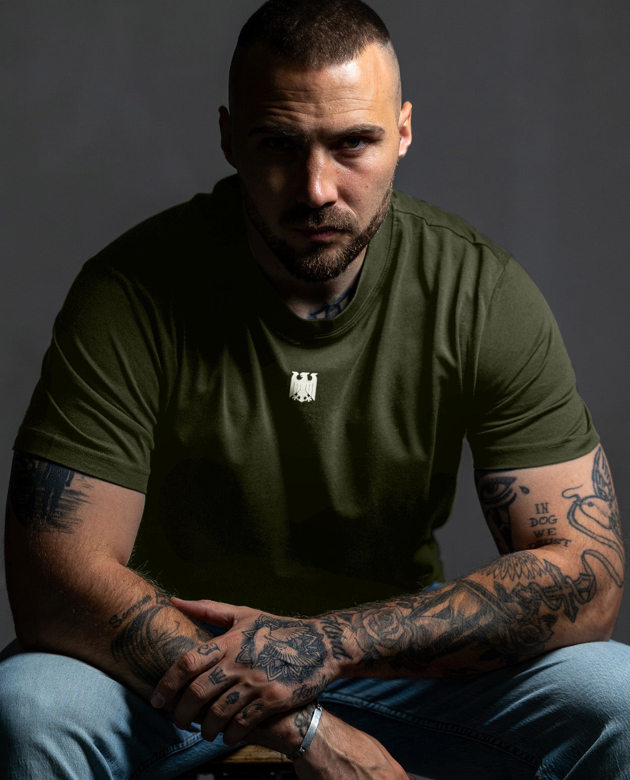 Shirt - Heimatliebe - Khaki
