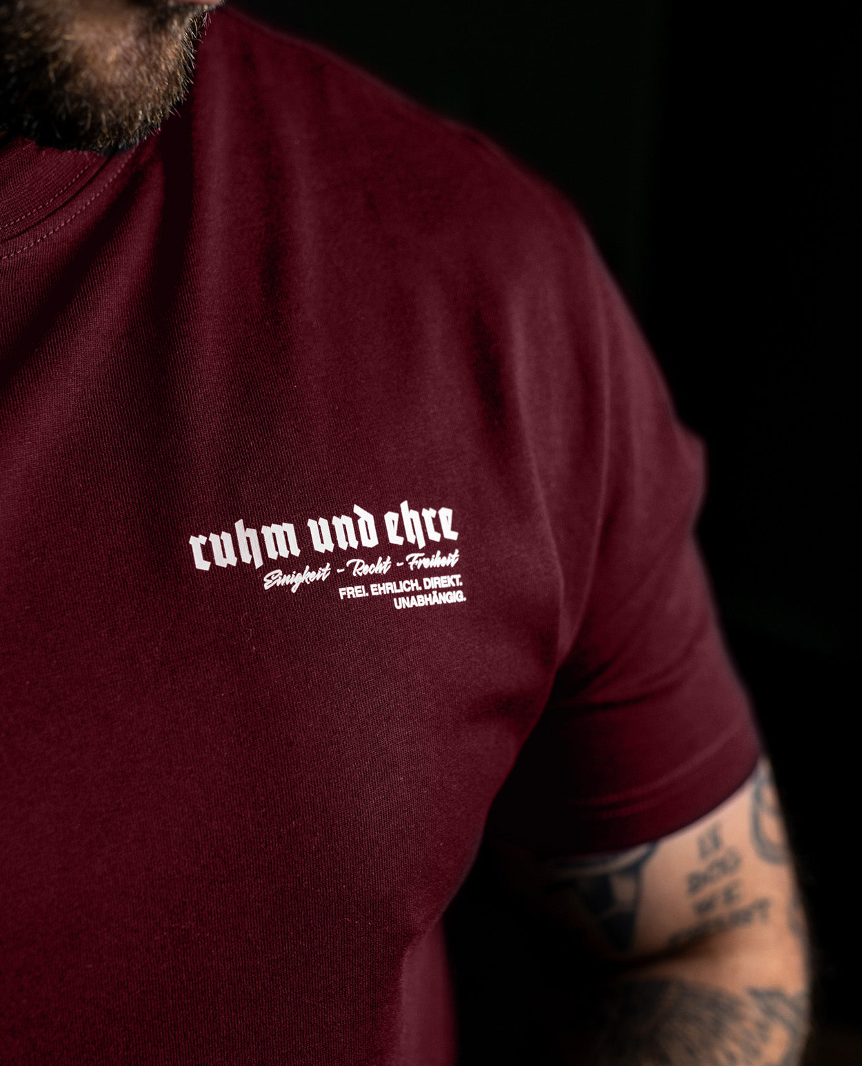 Shirt - Ruhm & Ehre - Burgundy