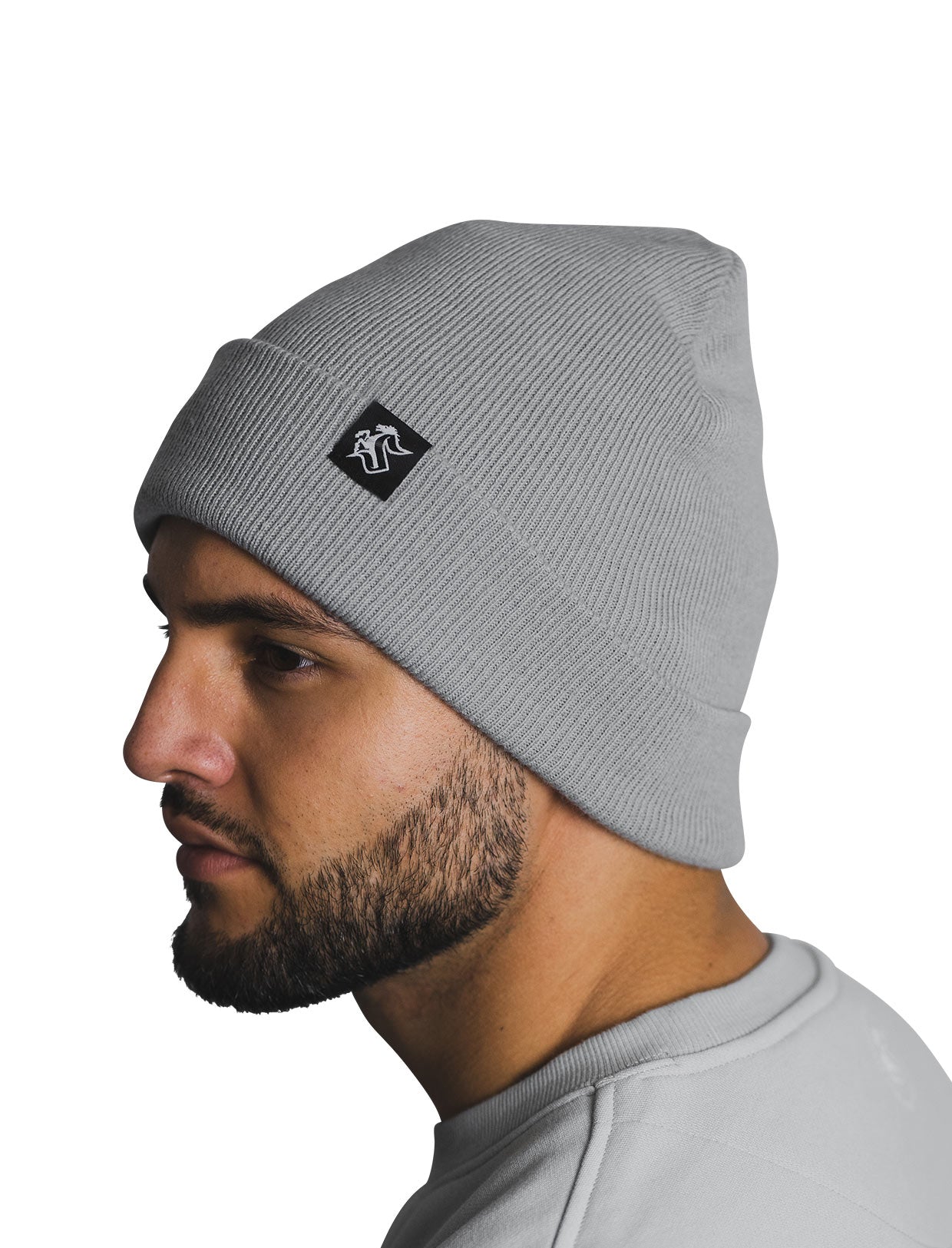 Kesselstoff "Label" Beanie - Grau