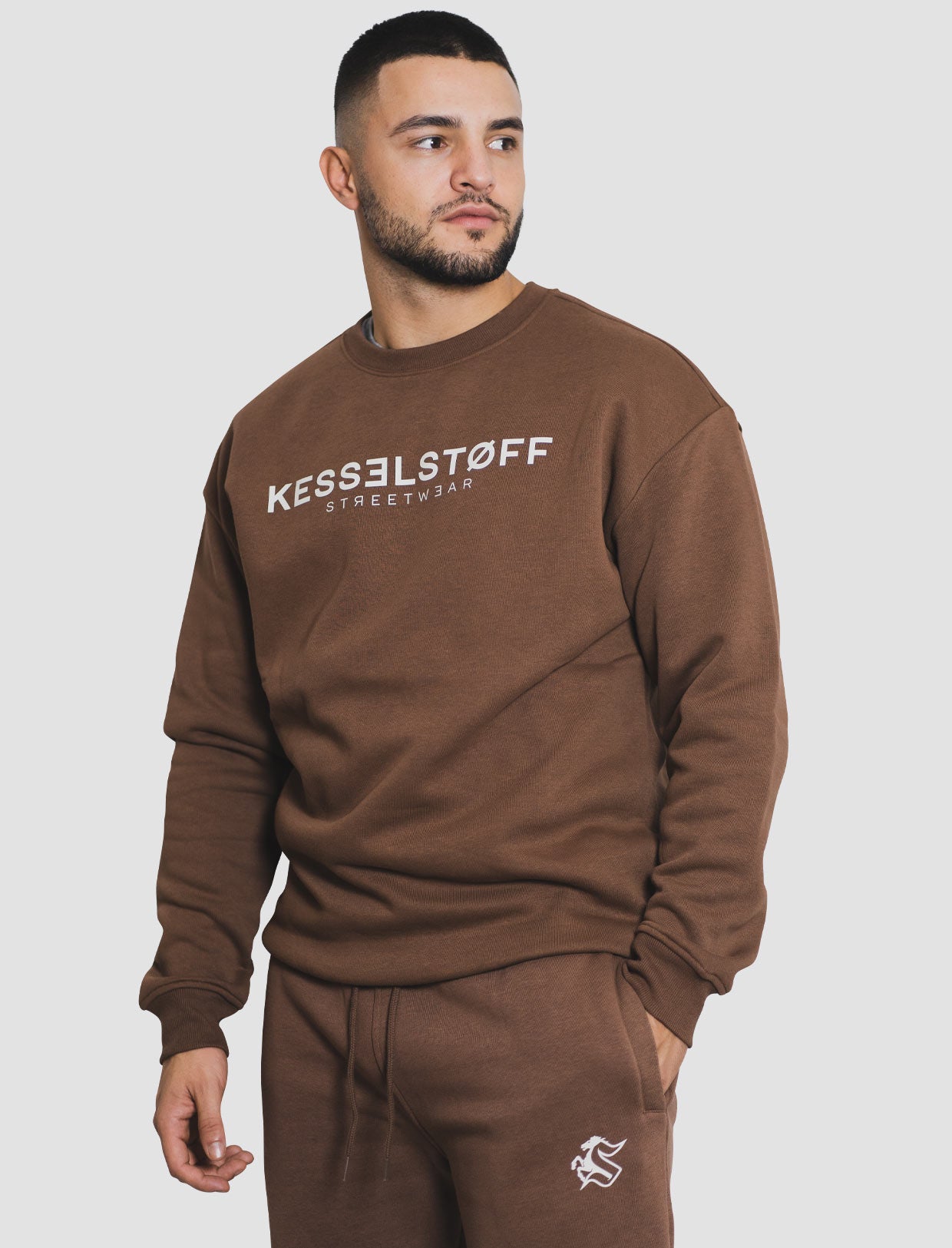Kesselstoff Crewneck "Braun"