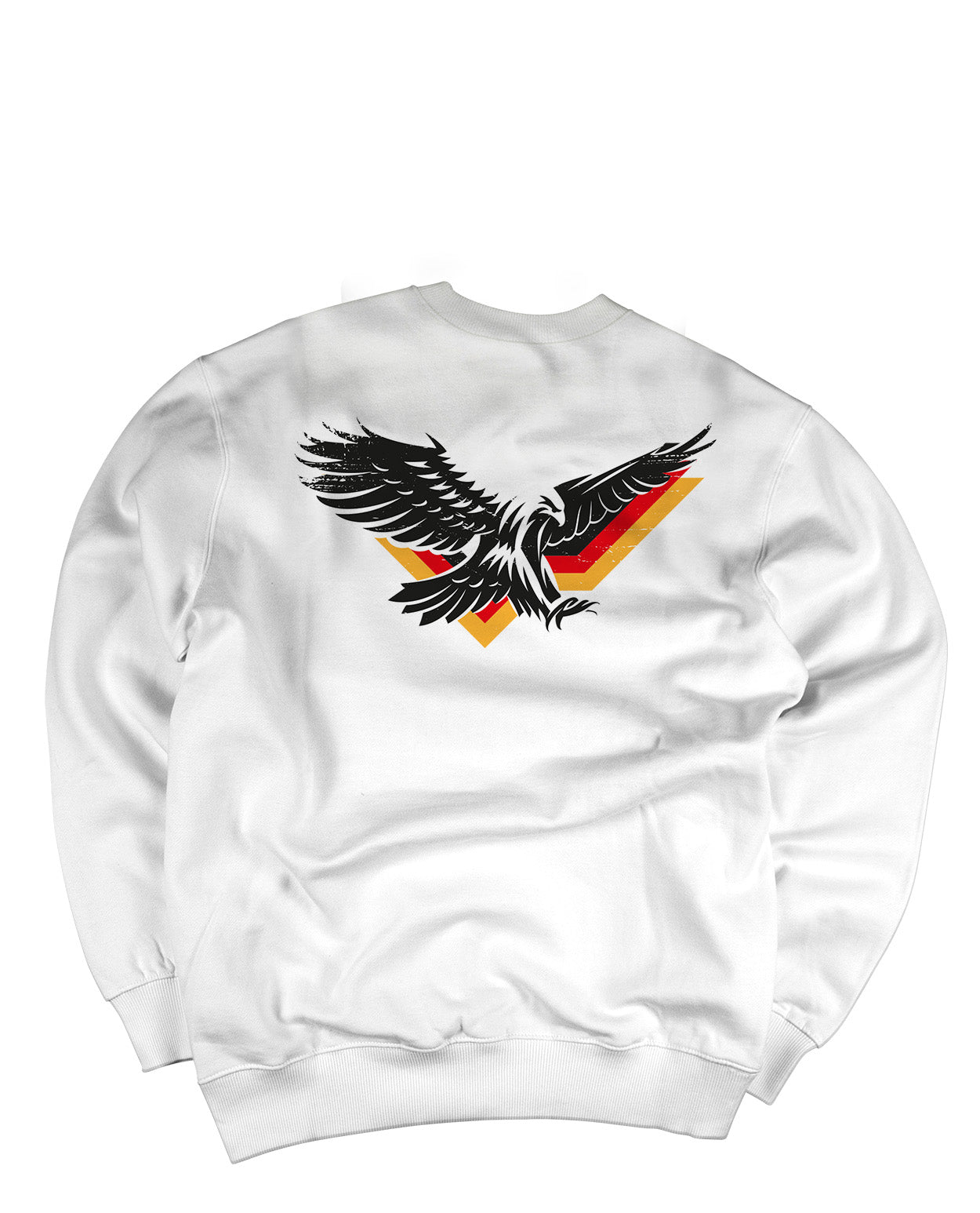 Sweatshirt Eagle Print White