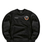 Sweatshirt Eagle Patch Black