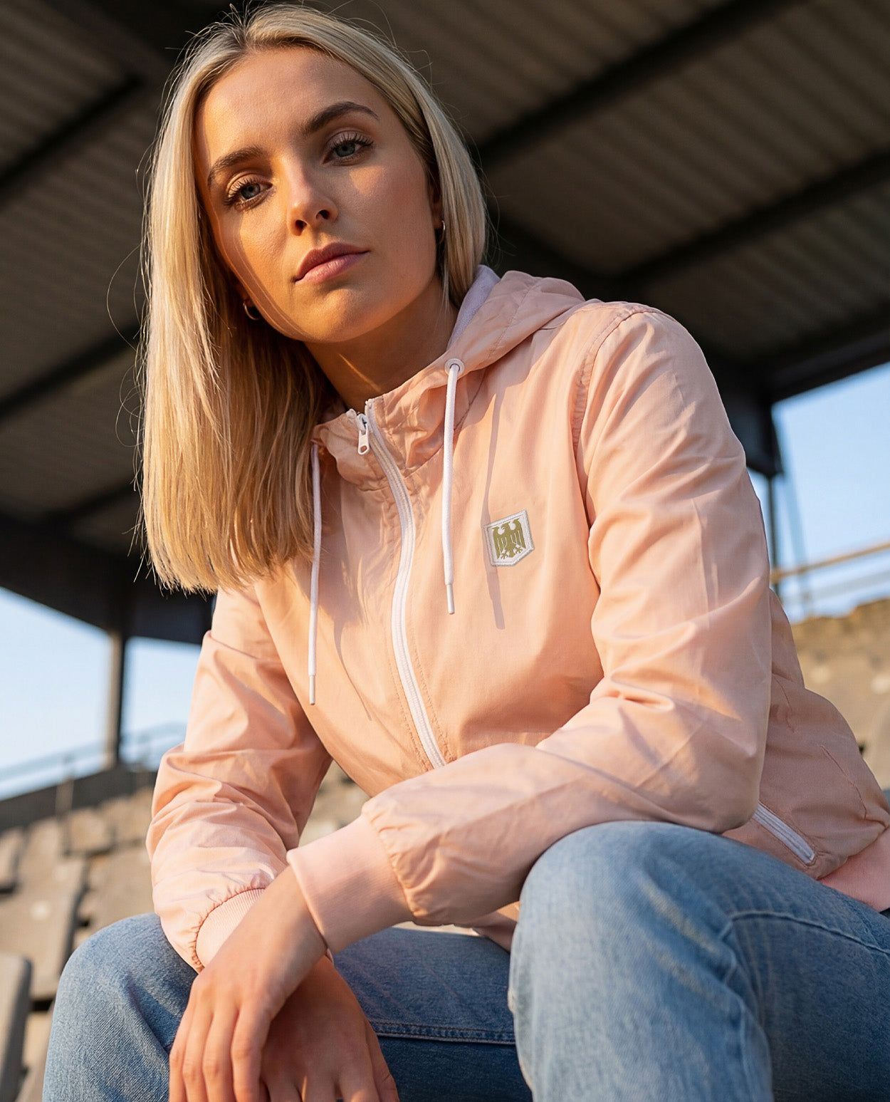 Frauen Windrunner "Adler" Light Pink