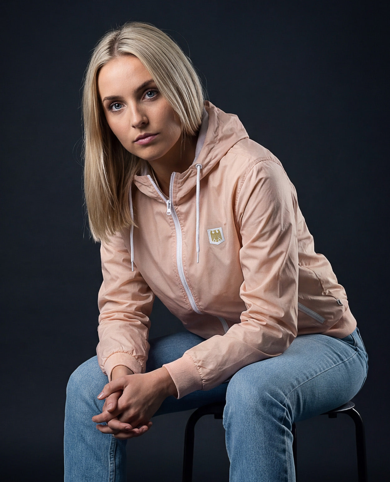Frauen Windrunner "Adler" Light Pink