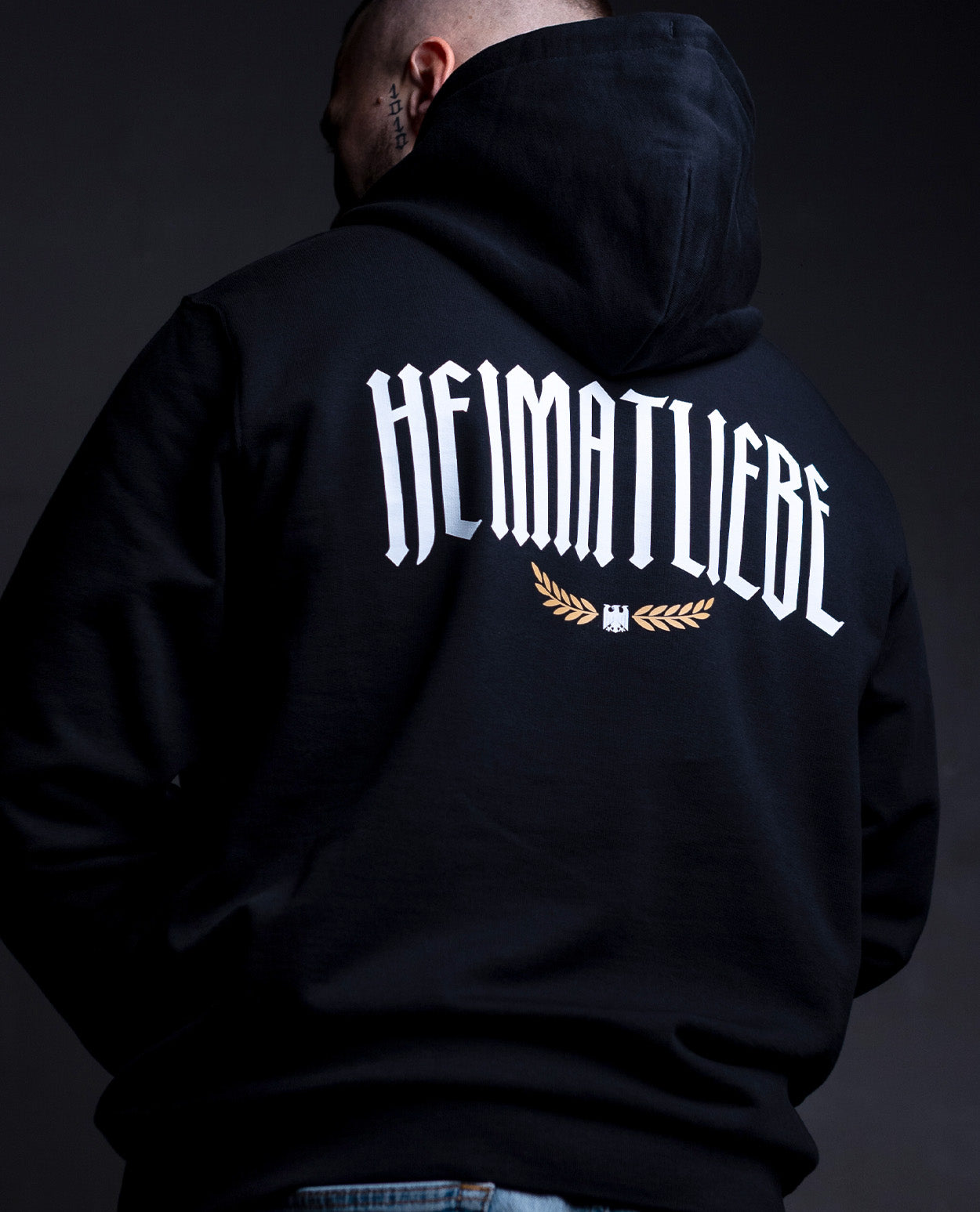 Heimatliebe Statement - Hoodie - Black
