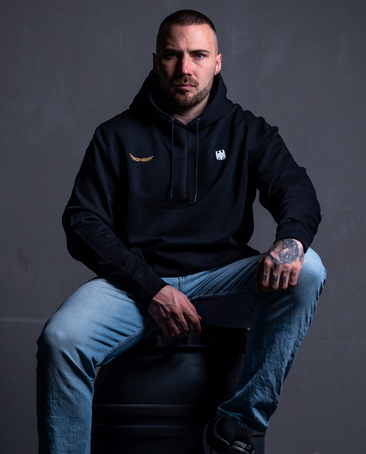 Heimatliebe Statement - Hoodie - Black