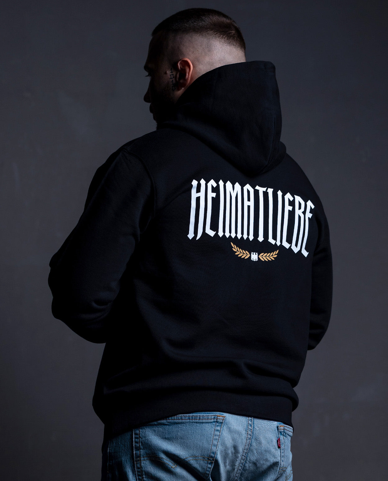 Heimatliebe Statement - Hoodie - Black