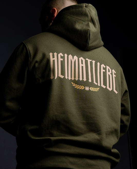 Heimatliebe Statement - Hoodie - Khaki