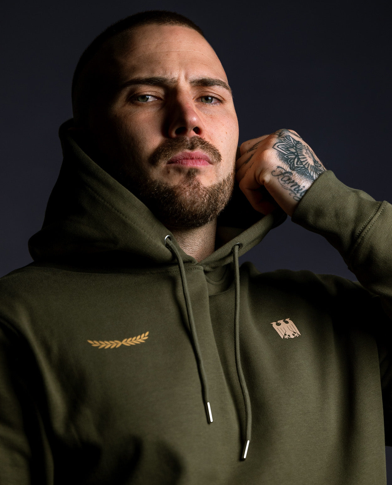 Heimatliebe Statement - Hoodie - Khaki
