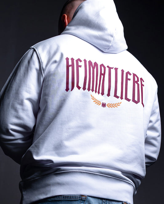 Heimatliebe Statement - Hoodie - White
