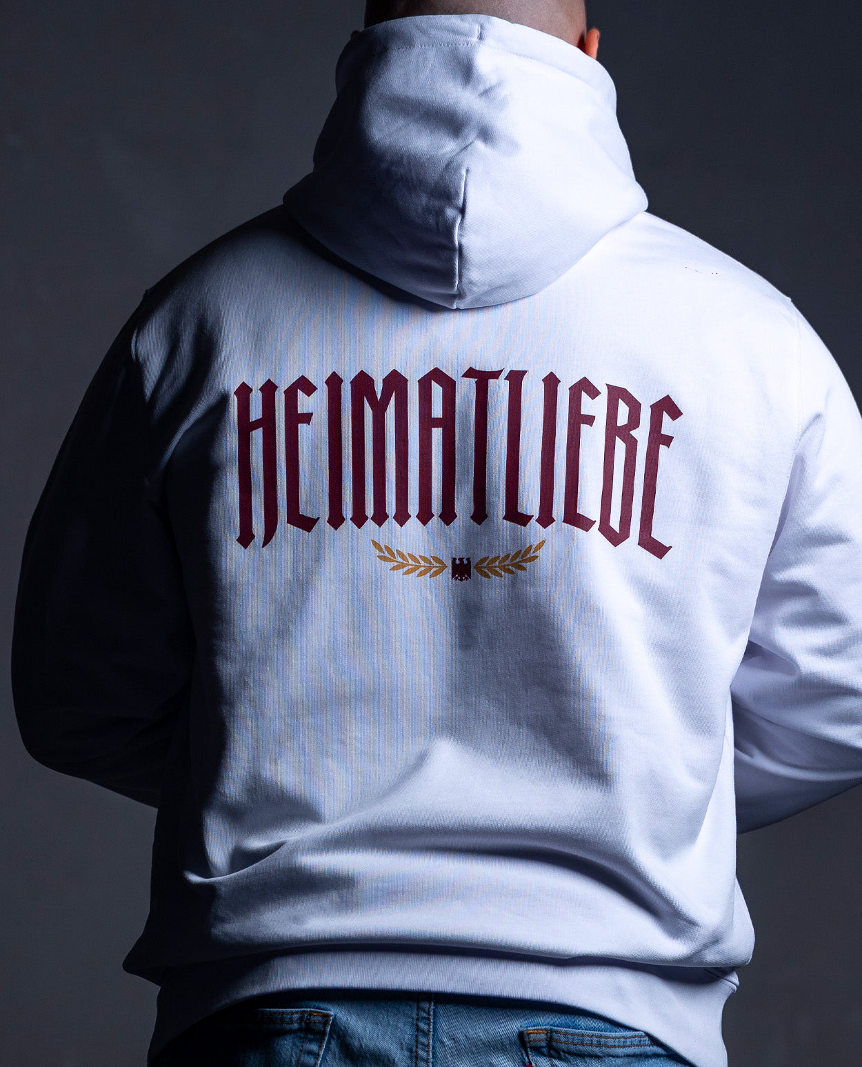 Heimatliebe Statement - Hoodie - White