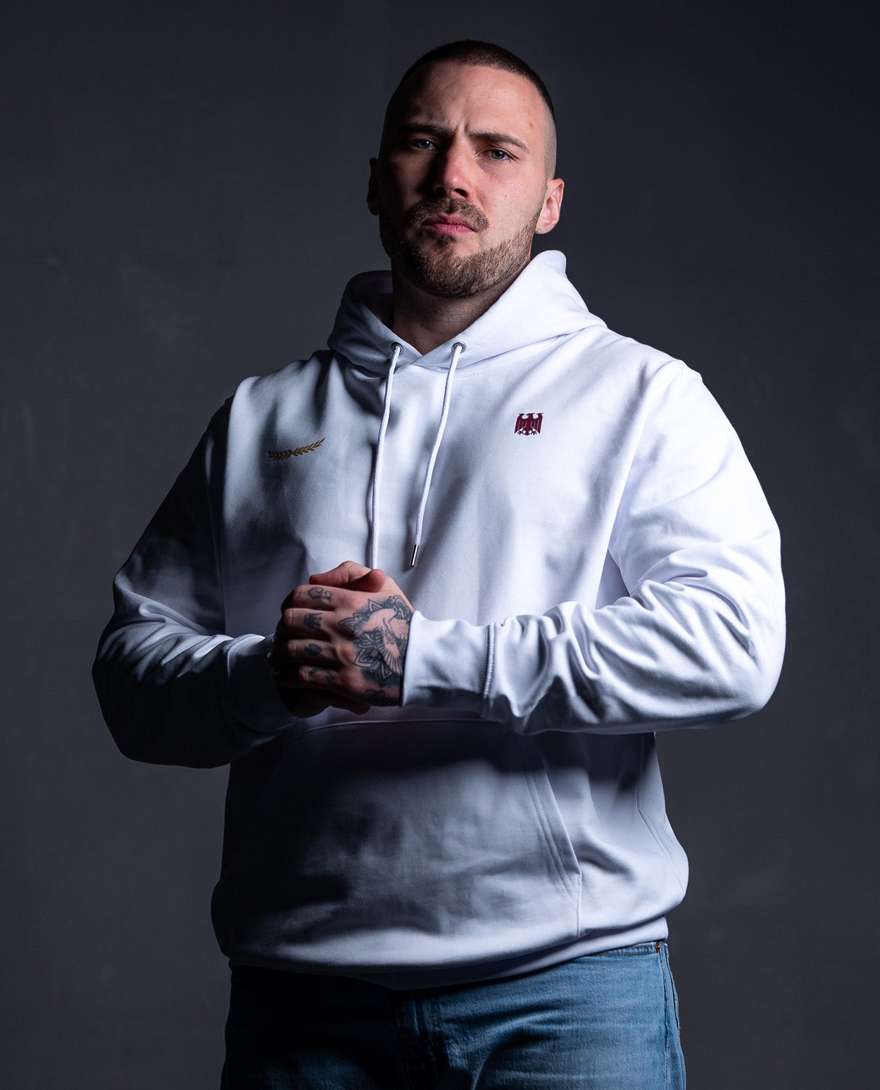 Heimatliebe Statement - Hoodie - White