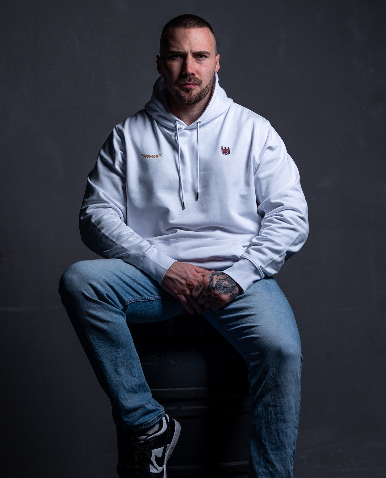 Heimatliebe Statement - Hoodie - White