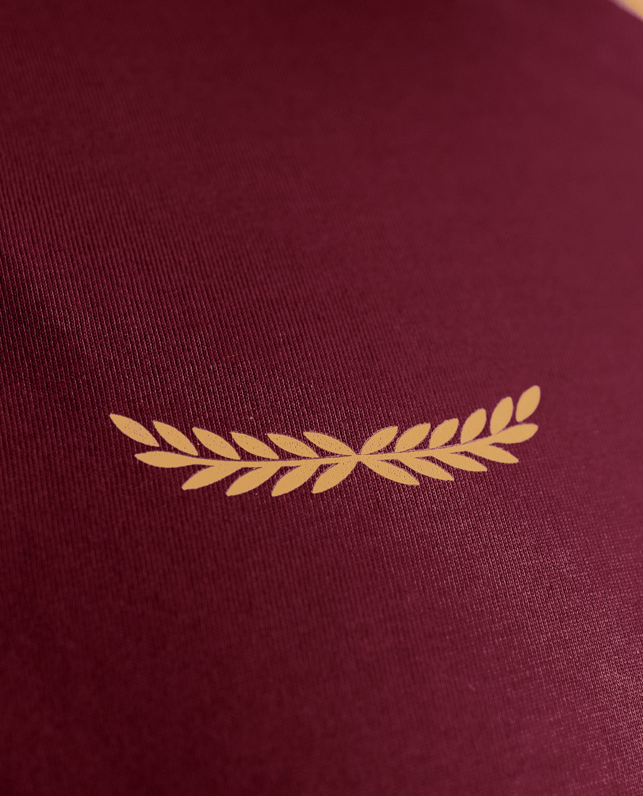 Heimatliebe Statement - Shirt - Burgundy