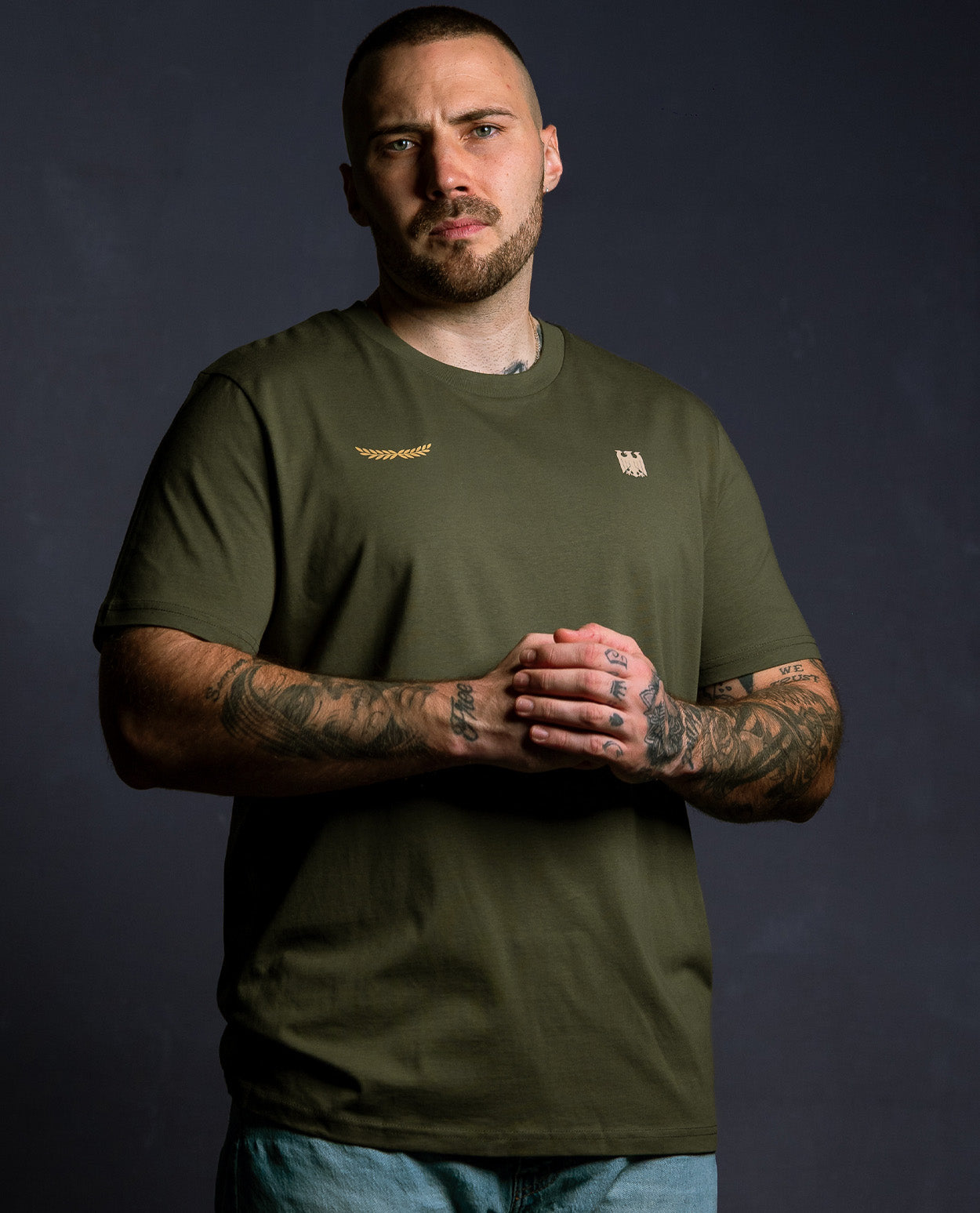 Heimatliebe Statement - Shirt - Khaki