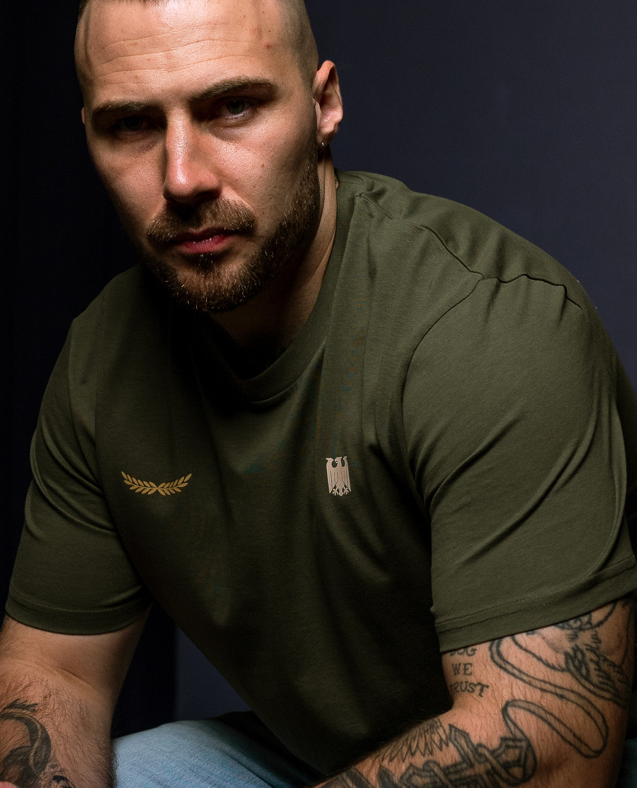 Heimatliebe Statement - Shirt - Khaki