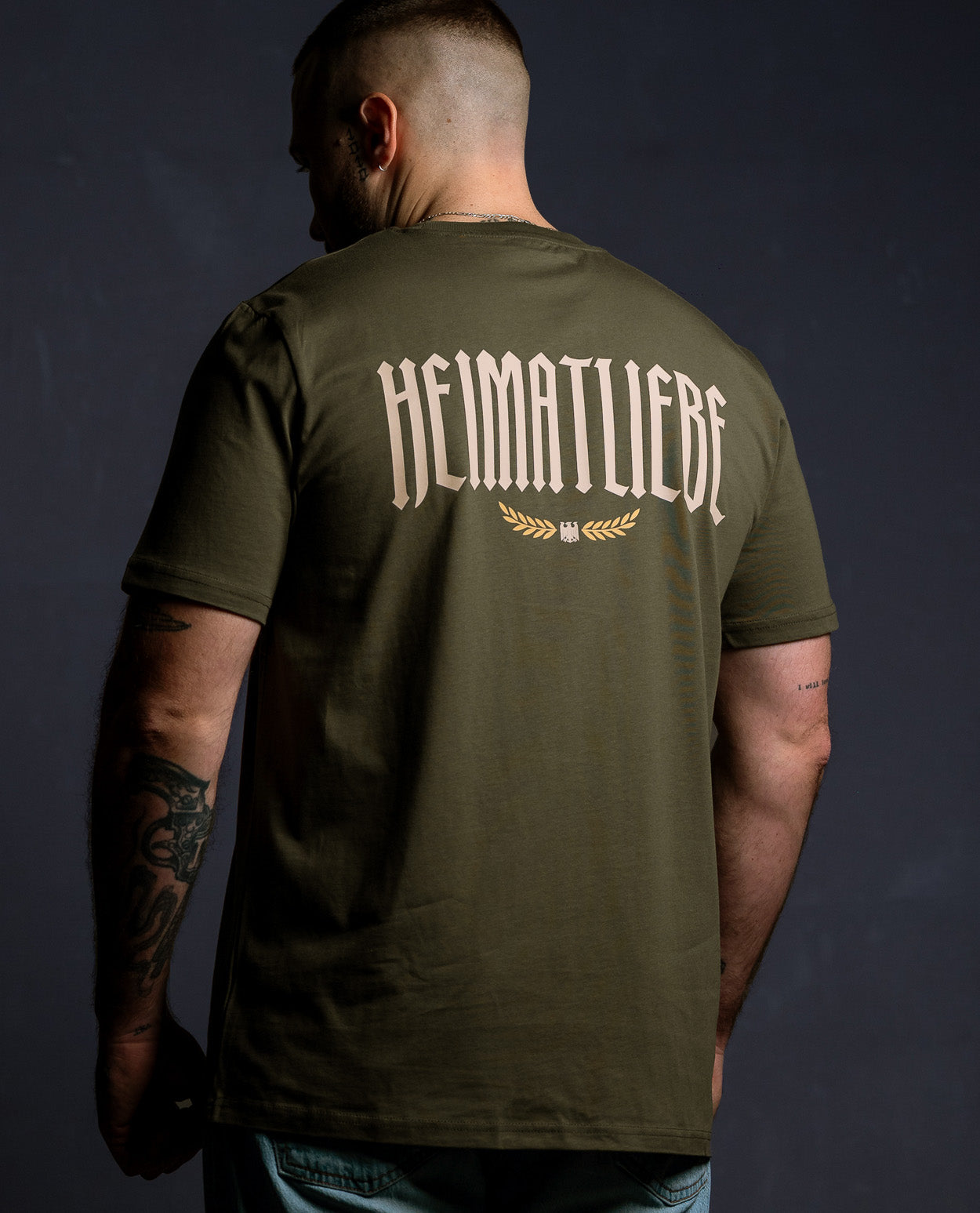 Heimatliebe Statement - Shirt - Khaki