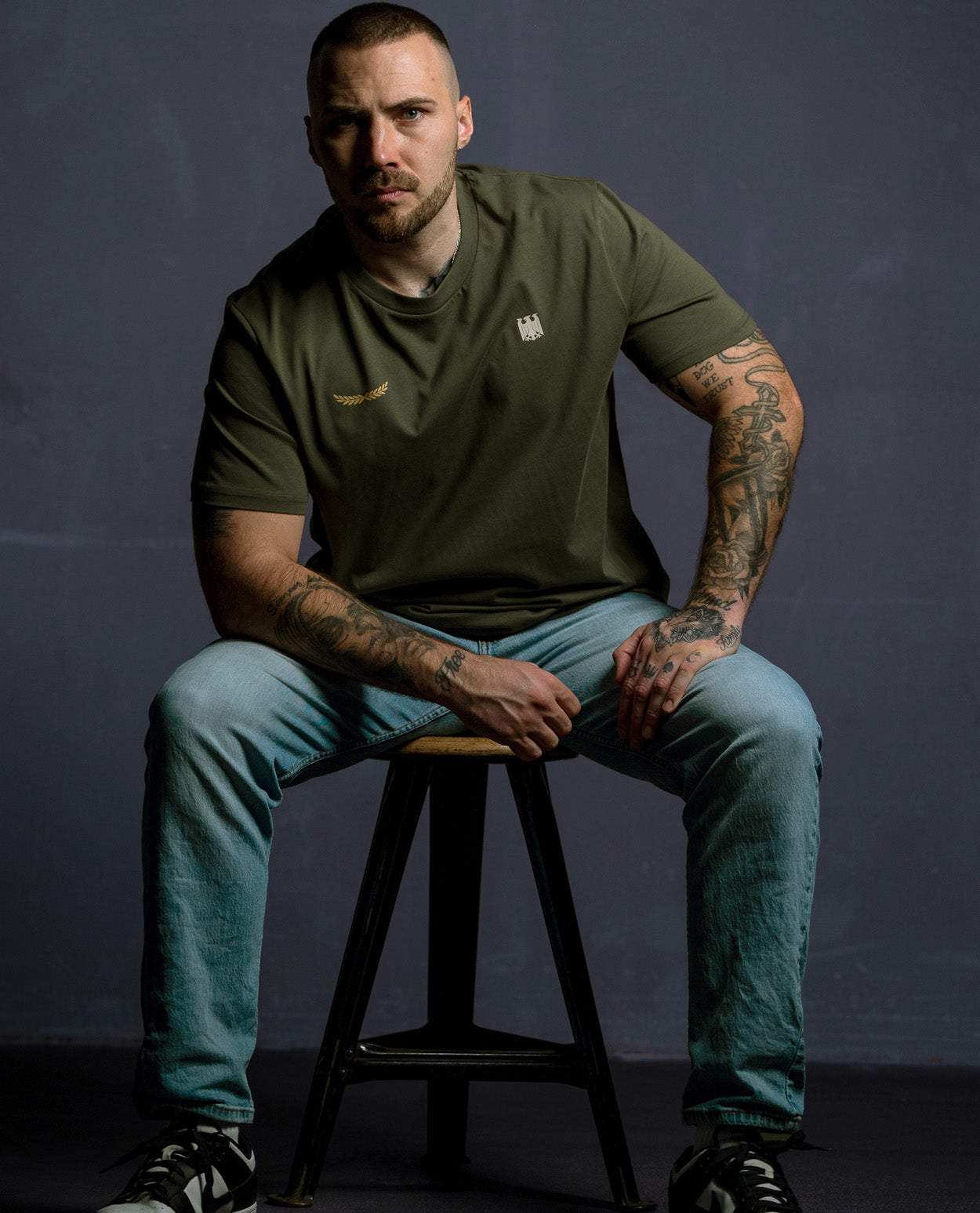 Heimatliebe Statement - Shirt - Khaki